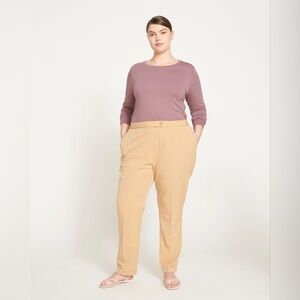 UNIVERSAL STANDARD All Day Cuffed Cigarette work plus size Pants Size M (18-20)